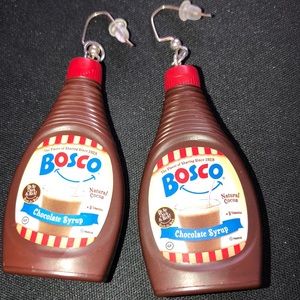 BOSCO BOTTLES EARRINGS PLASTIC